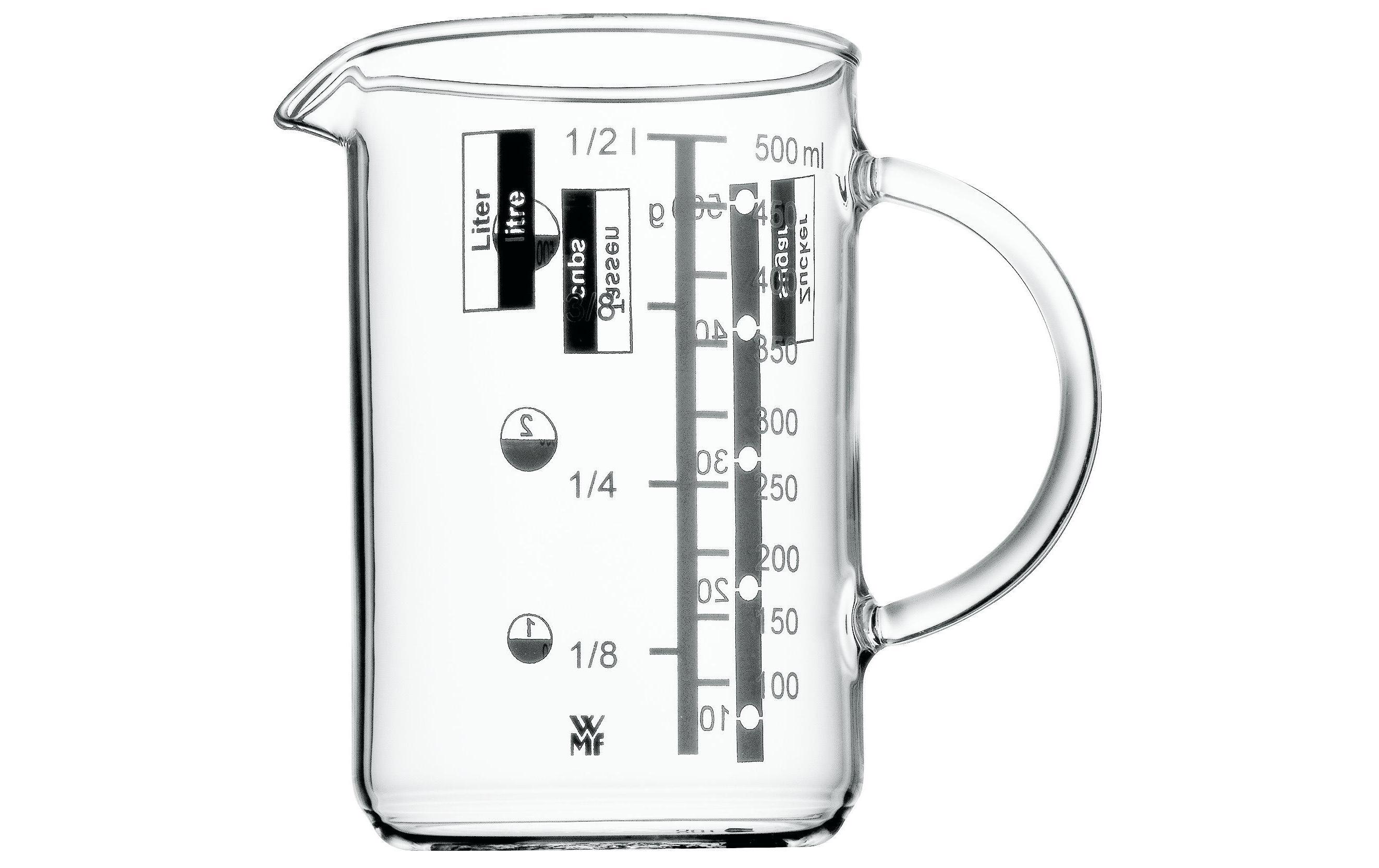 Messbecher Gourmet 5 dl, TransparentMessbehälter aus Glas