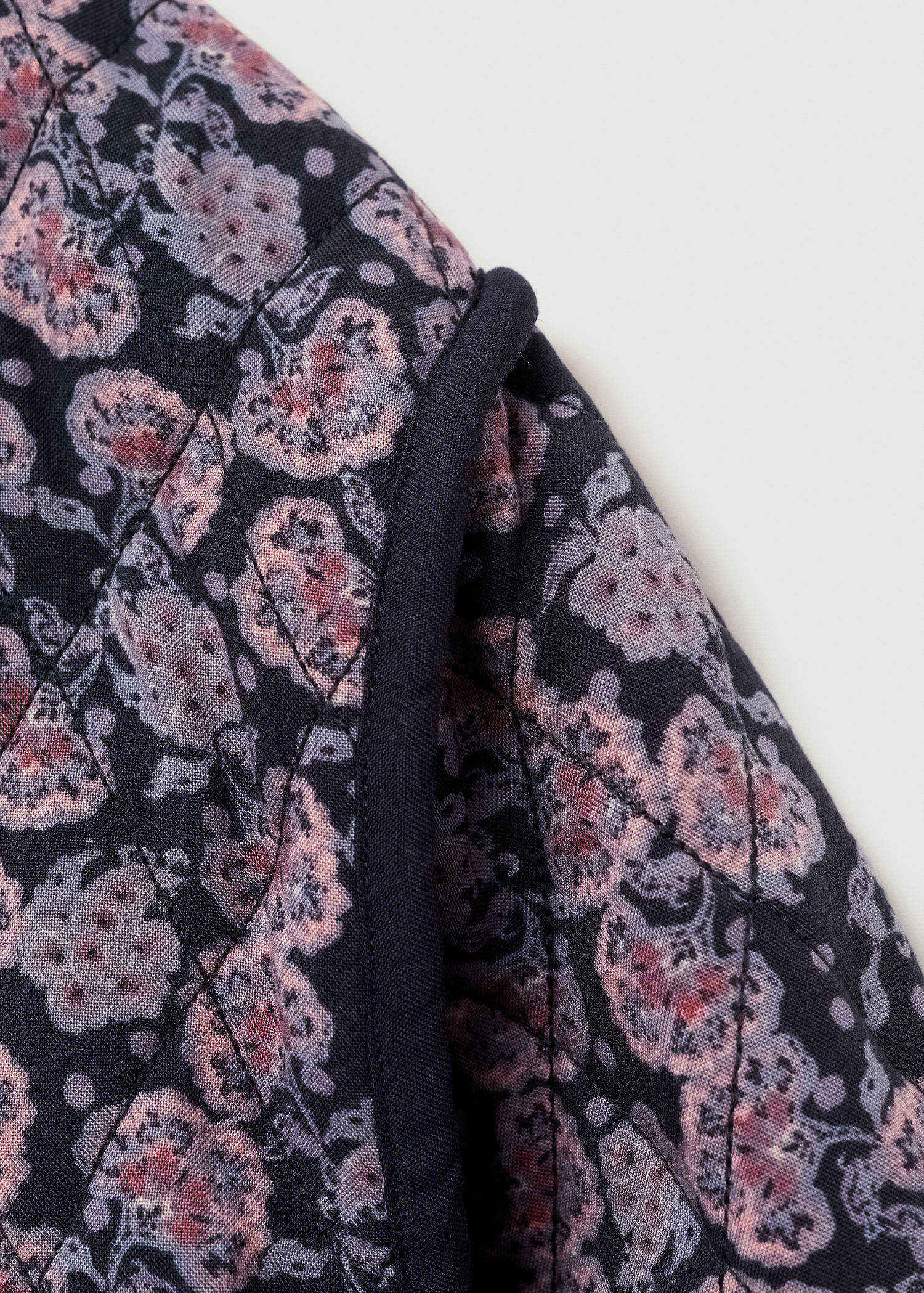 Mango Kids blazer met all over print paars