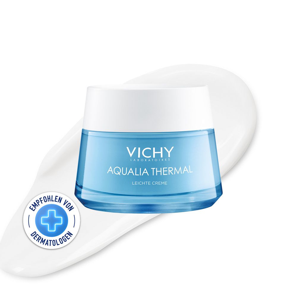 Vichy AQUALIA THERMAL Leichte Feuchtigkeitspflege für normale bis trockene Haut + Mineral 89 72h Cream 15ml GRATIS