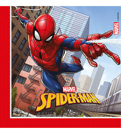 Decorata Party Servietten - 20er-Pack - 33 x 33 cm - Spider-Man