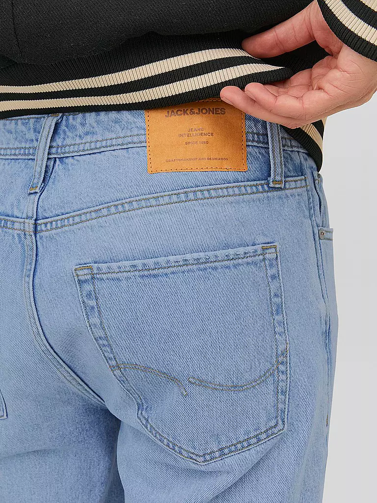JACK & JONES Jeans Loose Fit JJIEDDIE blau