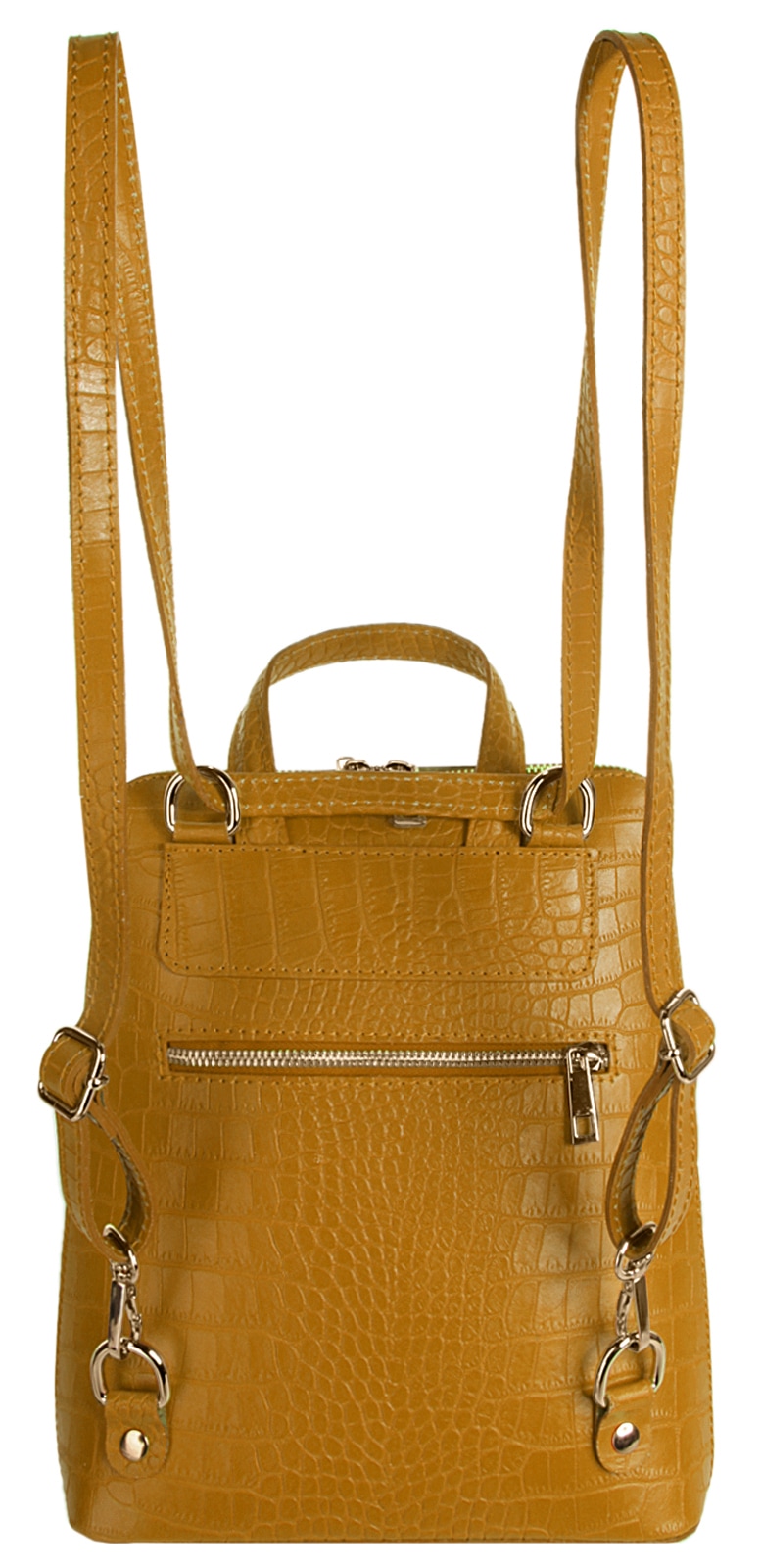 Cluty Cityrucksack echt Leder, Made in Italy