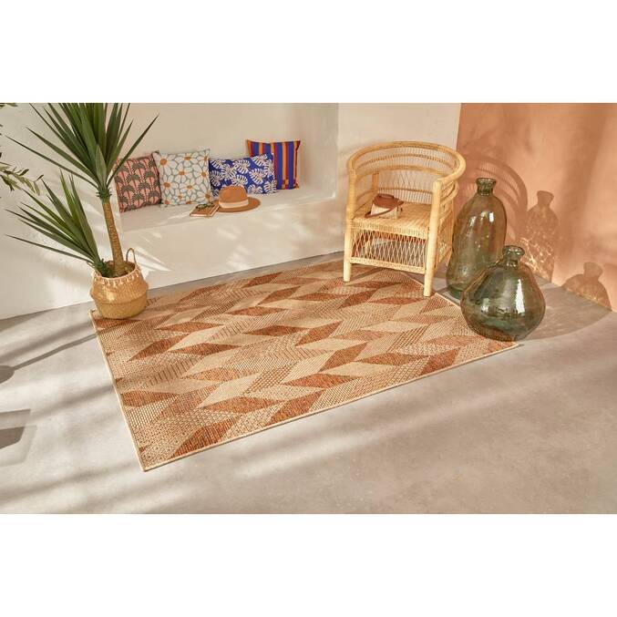 Tapis d'extérieur LUKA Motif géométrique