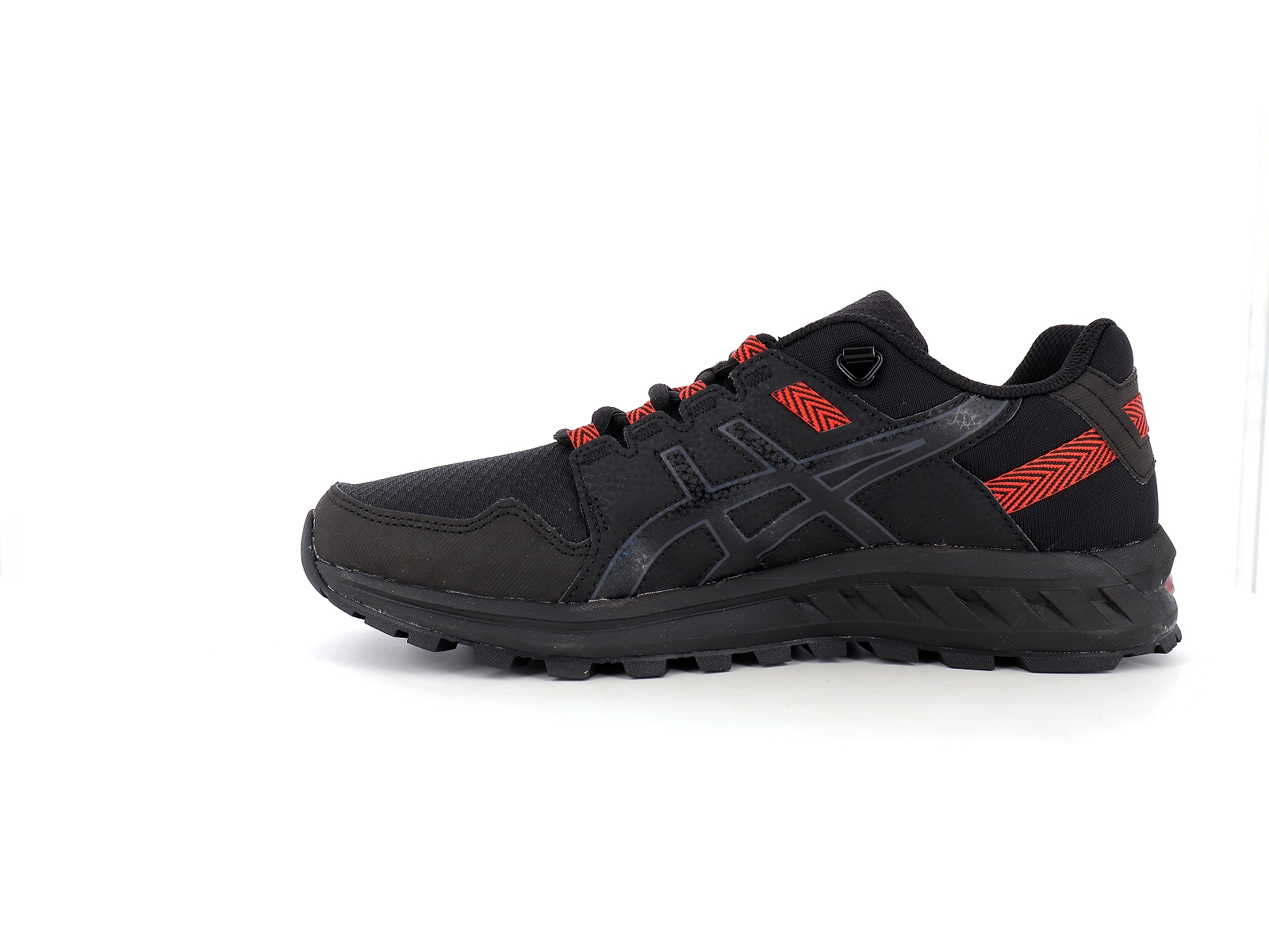 Asics-GEL CITREK Matières combinées Noir Rouge