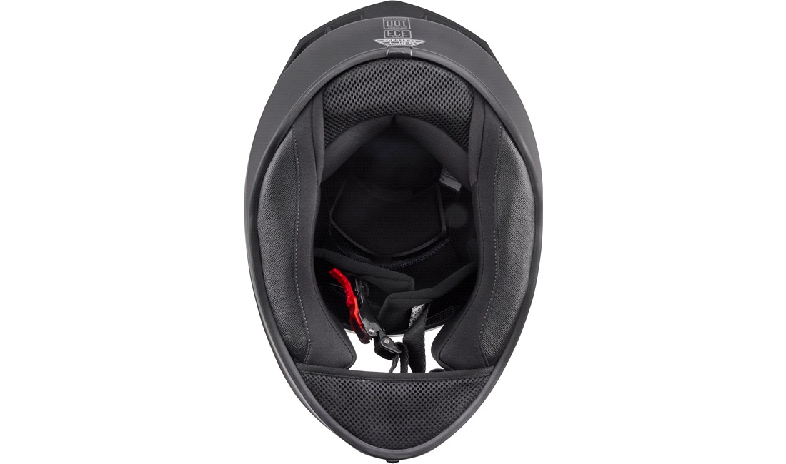 Styrthjelm NEX Racing fullface matsort str. L