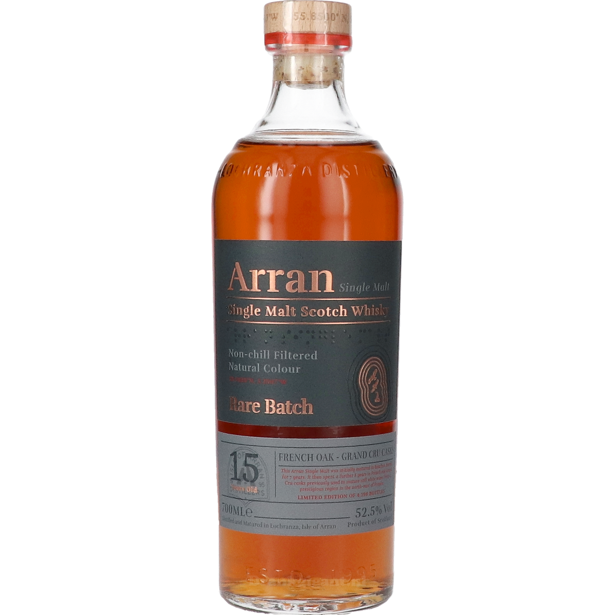 Arran 15 Years French Oak Grand Cru Casks 70 cl