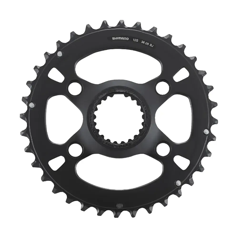 Shimano SLX FC-M7100 Dubbel Kettingblad Zwart 12 Speed