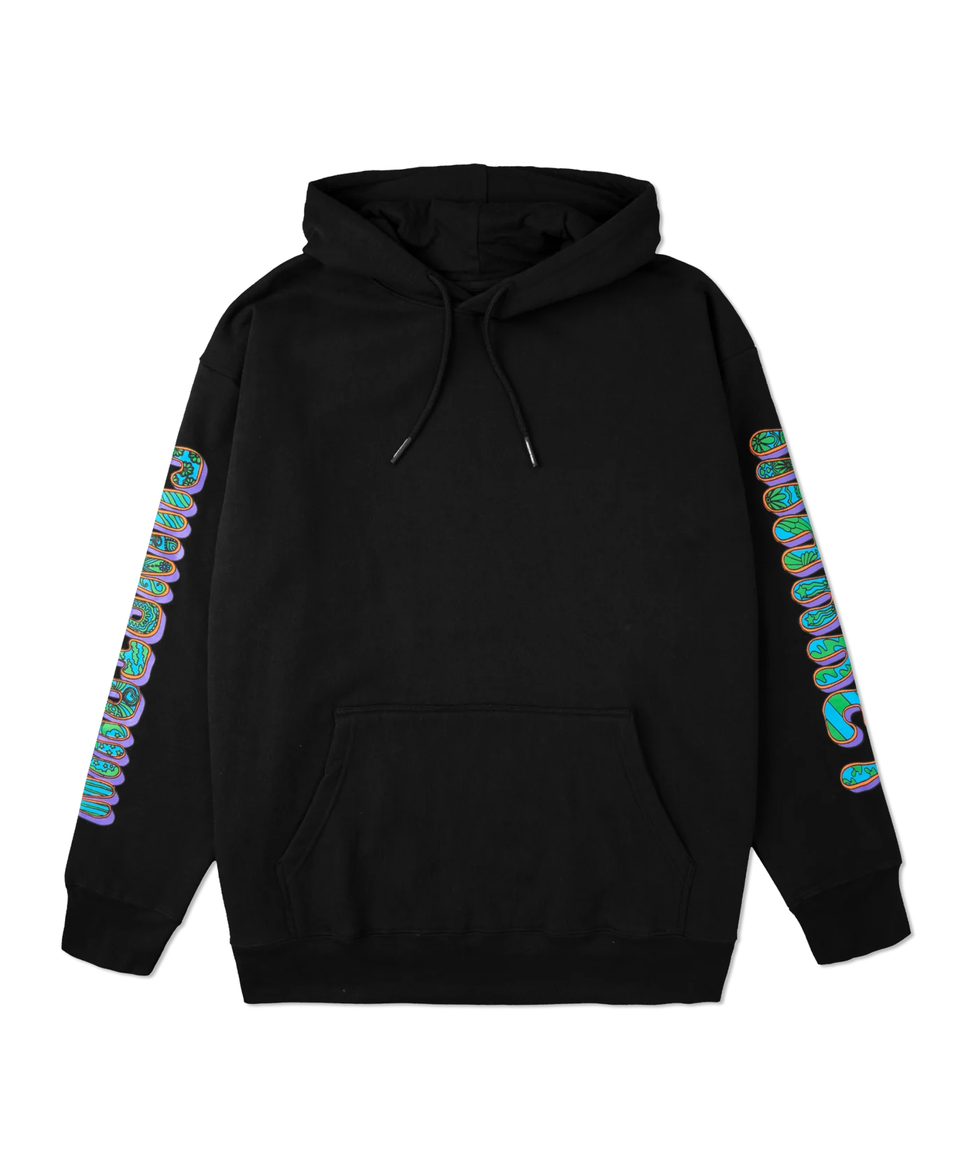 Market Hippie Hoody Schwarz
