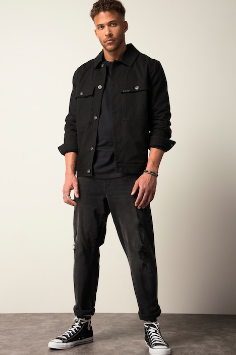 STHUGE Twilljacke, große Brusttaschen, bis 8 XL