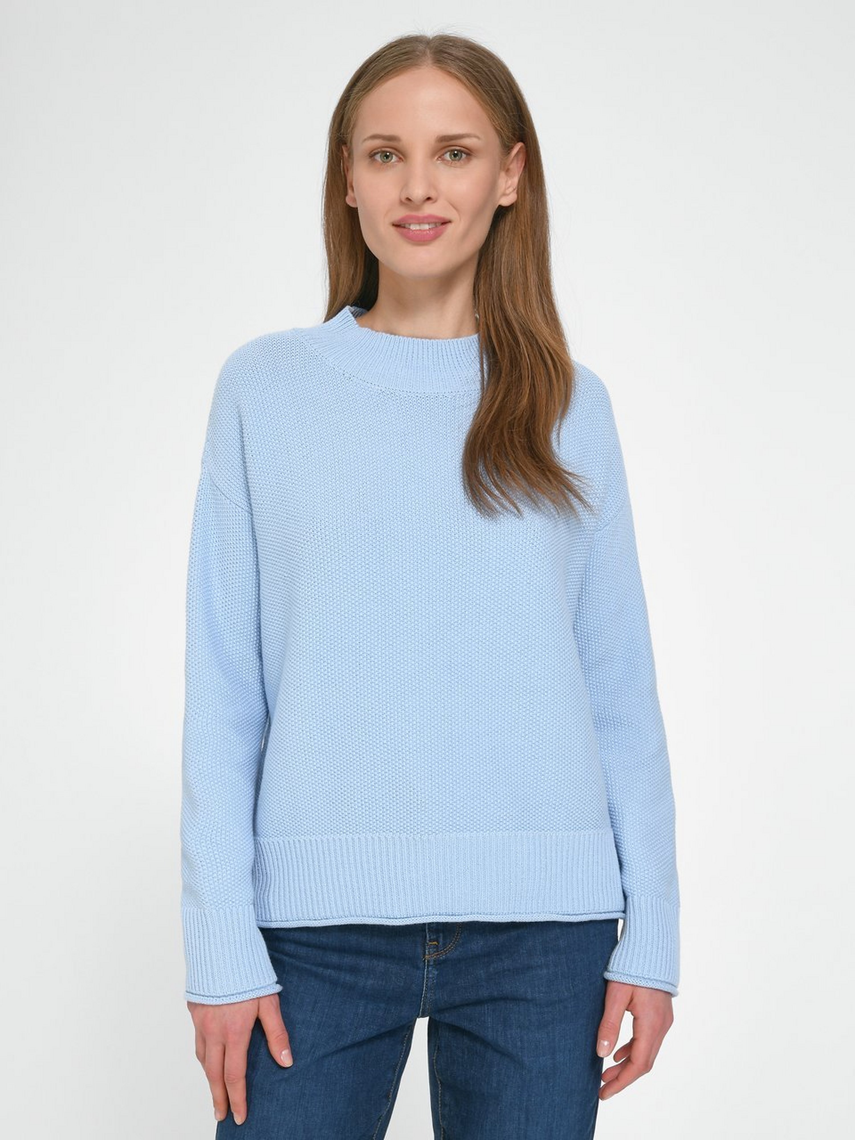 Pullover mit Stehbund