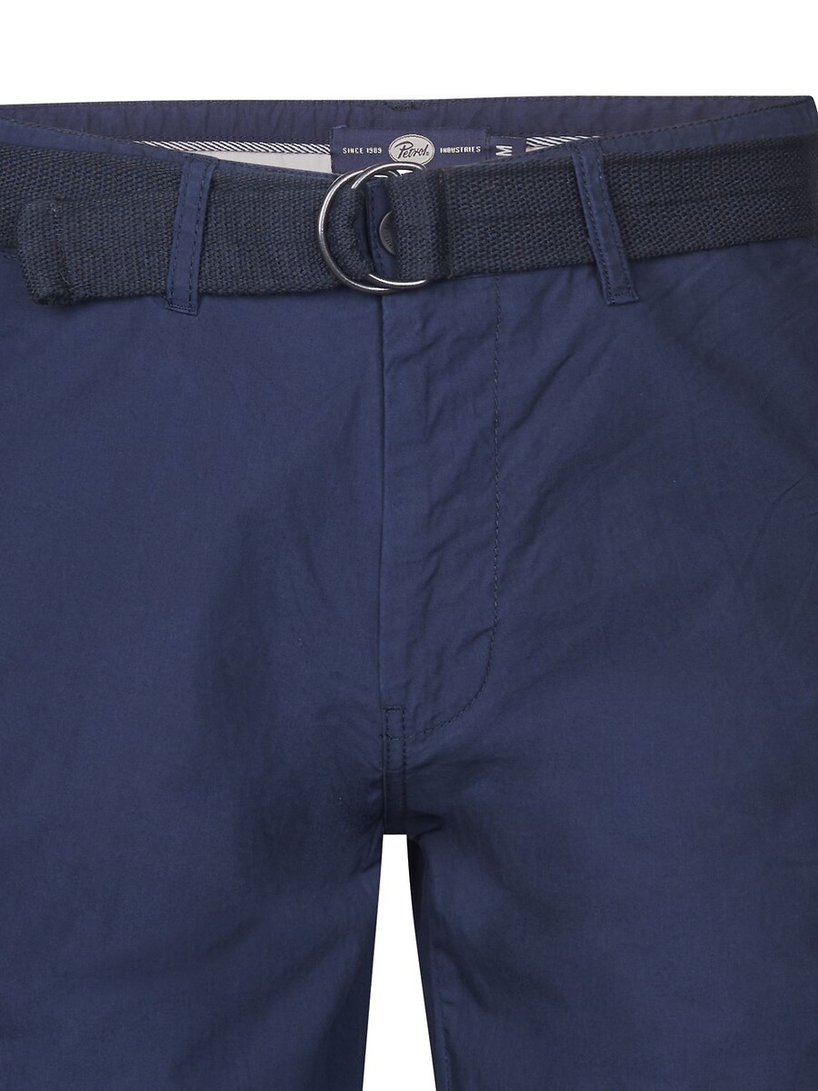INDÚSTRIAS PETROLÍFERAS<br>Bermudas chino de algodão com cinto