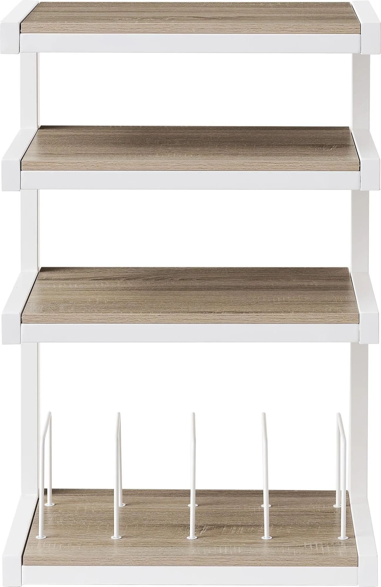 NorStone Esse hi-fi Vinyl blanc et chêne Meubles hi-fi