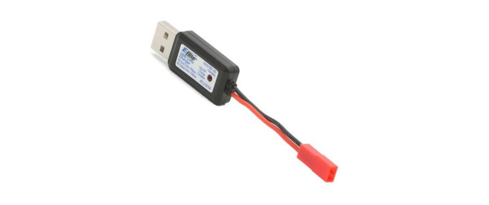 USB-Ladegerät LiPo 1S 3.7 V JST RCY BECUSB Ladegerät für kleine 1S LiPo Akkus