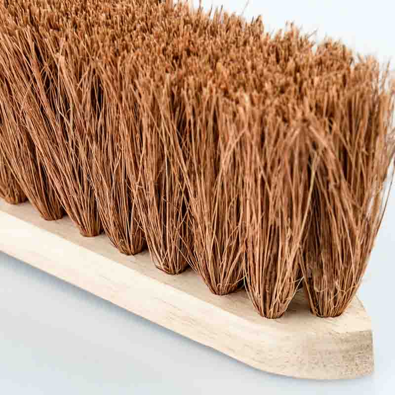 Balayette coco long manche couleur naturel