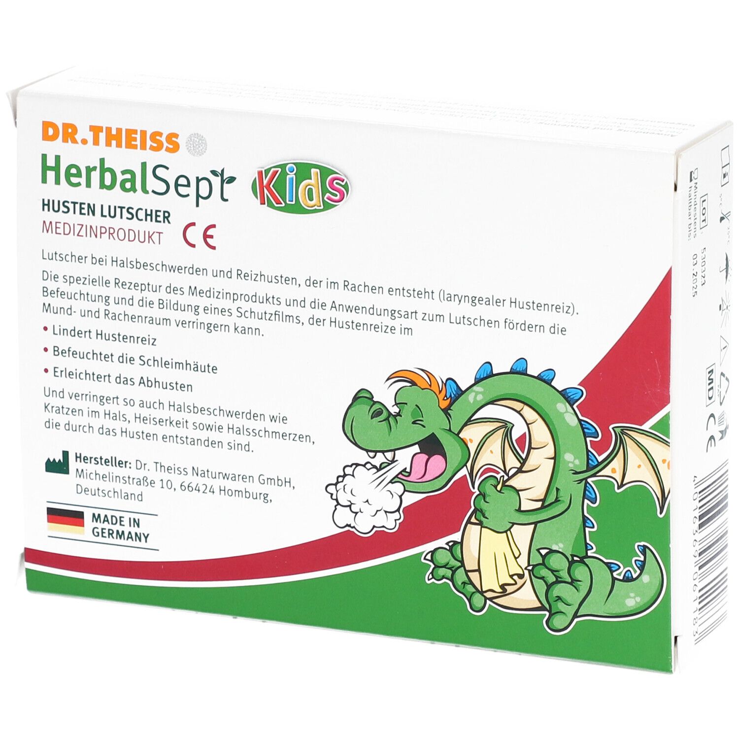 Dr. Theiss Herbalsept Hustenlutscher Kids