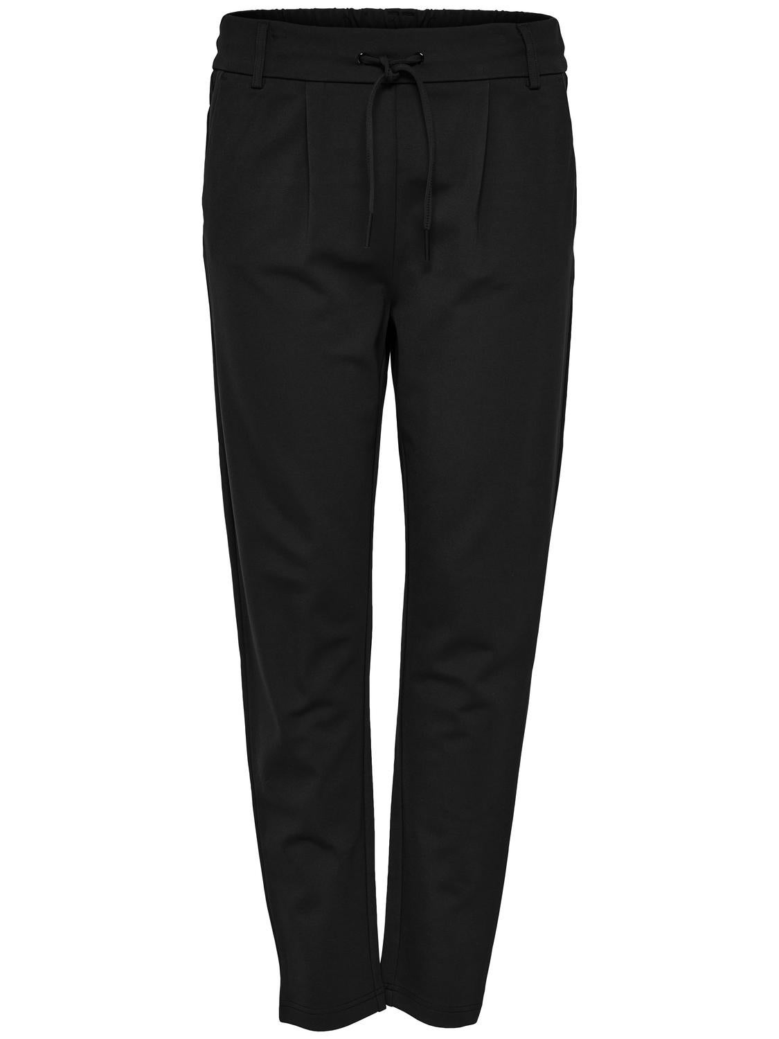 ONLPOPTRASH Mittlere Taille Normal geschnitten Klassische Hose Black