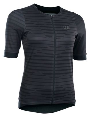 Maillot de Gravel manches Courtes ION VNTR AMP Noir Femme