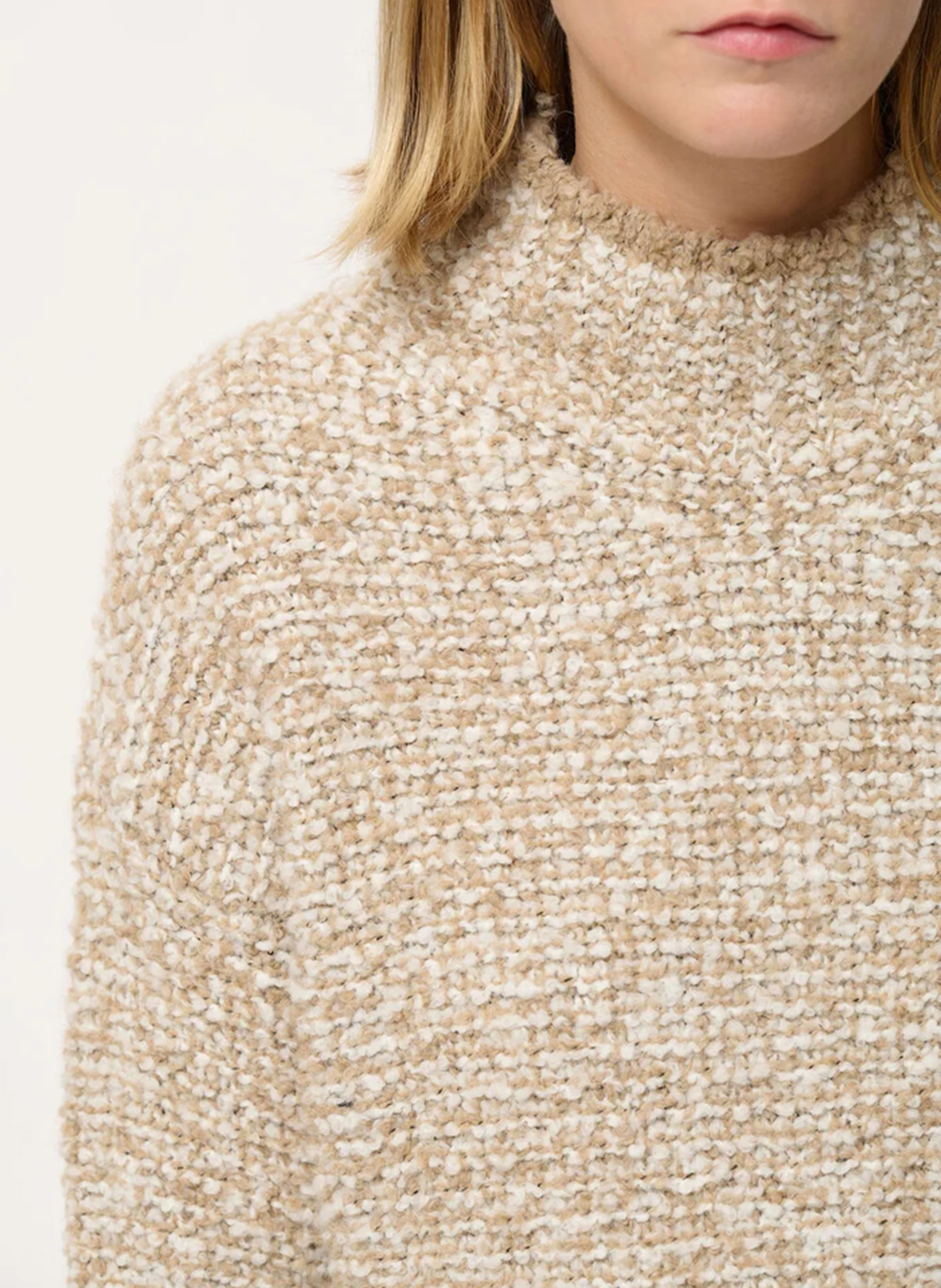 Pull col rond | Gris