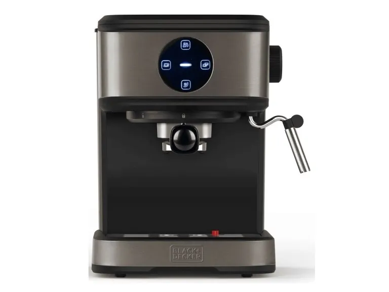 Black & Decker BXCO850E, Espressomaskine, 1,5 L, Malet kaffe, 850 W, Sort, Rustfrit stål