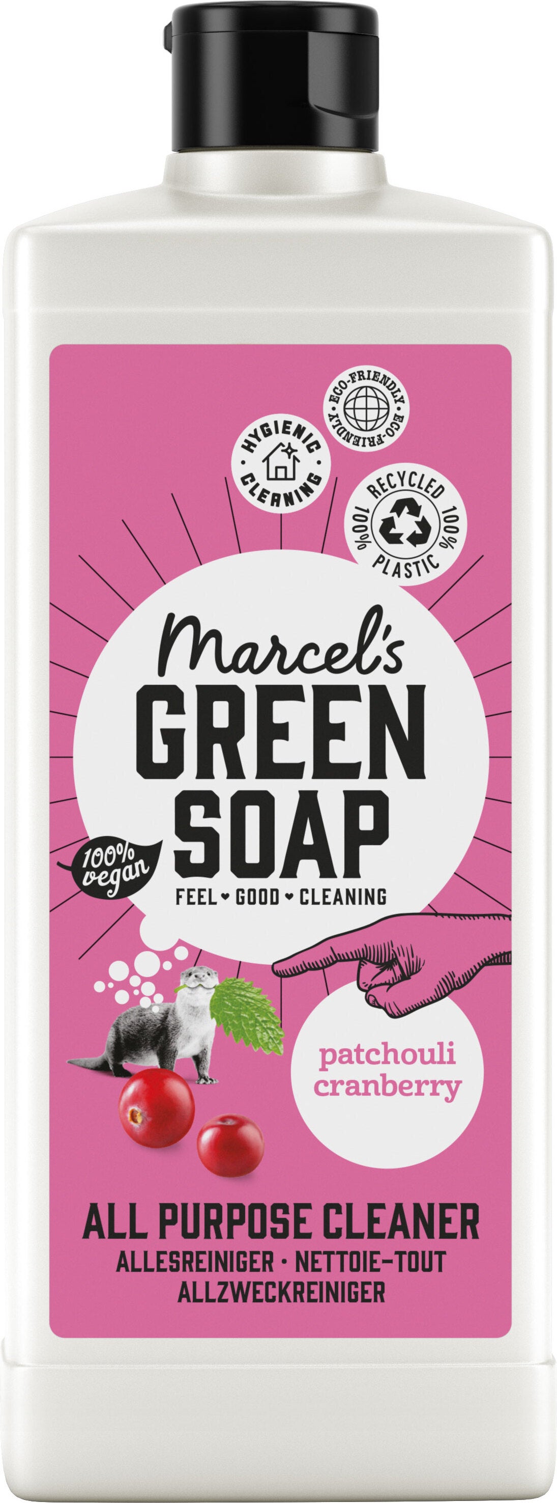 Marcel's Green Soap allesreiniger Patchouli en Cranberry 750 ml