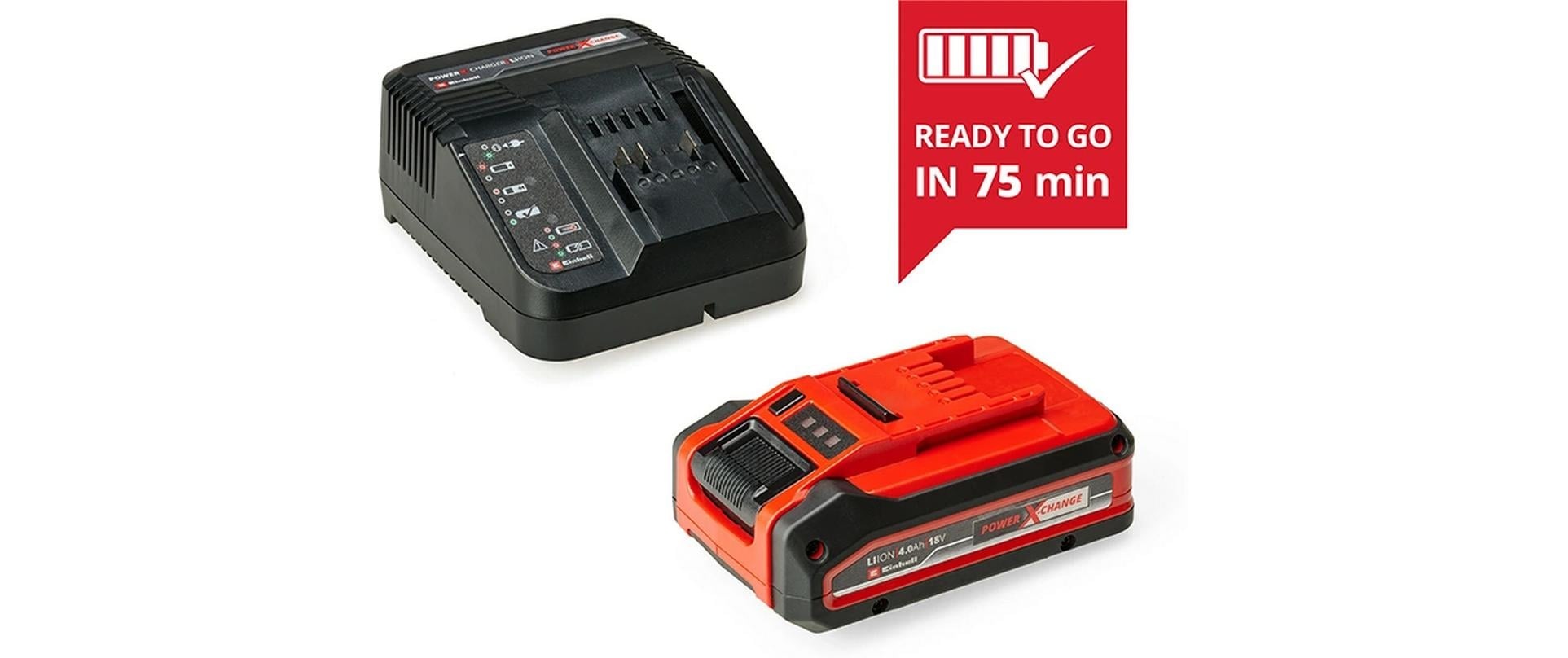 Einhell Akku Starter-Set »PXC-Starter-Kit 4Ah PLUS« 18 V, 4 Ah, inkl. Ladegerät