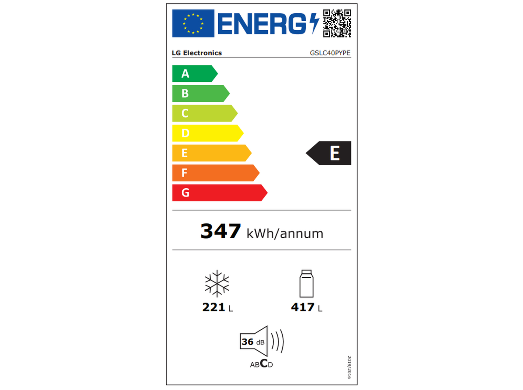 FRIGORÍFICO AMERICANO LG GSLC40PYPE PRIME SILVER E 638L