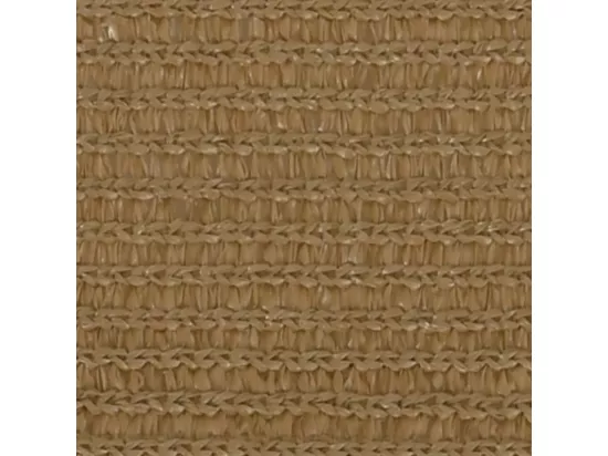 Voile d'ombrage 160 g/m² Taupe 3x3x3 m PEHD
