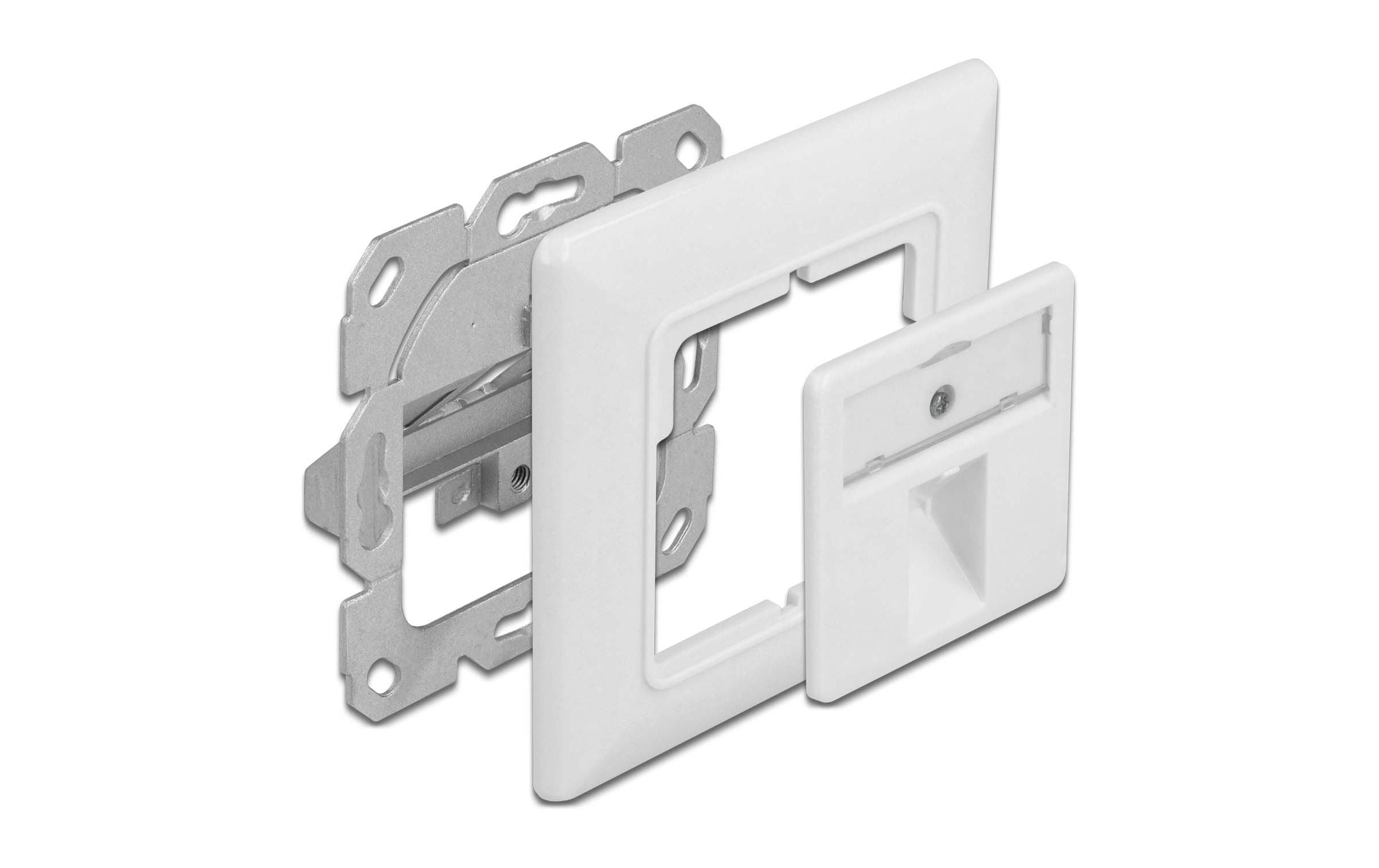 Montageset 1 Port KeystoneKeystone Anschlussdose 1 Port
