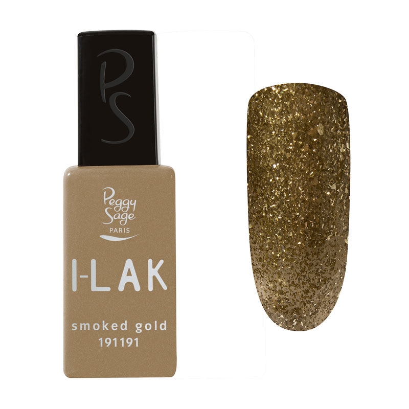 Vernis semi-permanent I-LAK smoked gold
