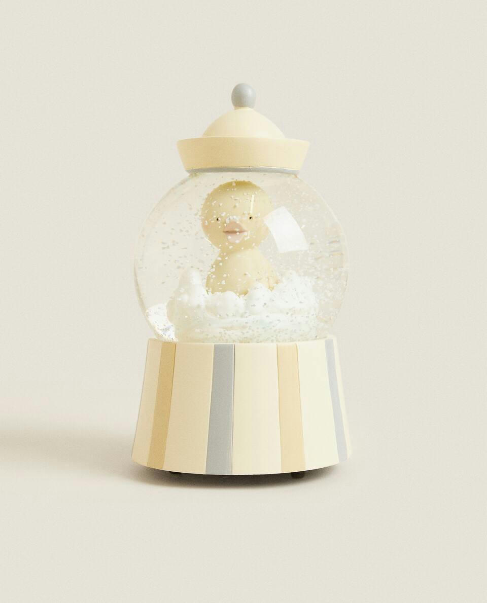GLOBO DE LUZ E MÚSICA EM FORMATO DE PATO