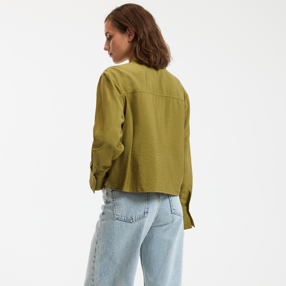 COLEÇÃO LA REDOUTE<br>Camisa curta e folgada, mangas compridas