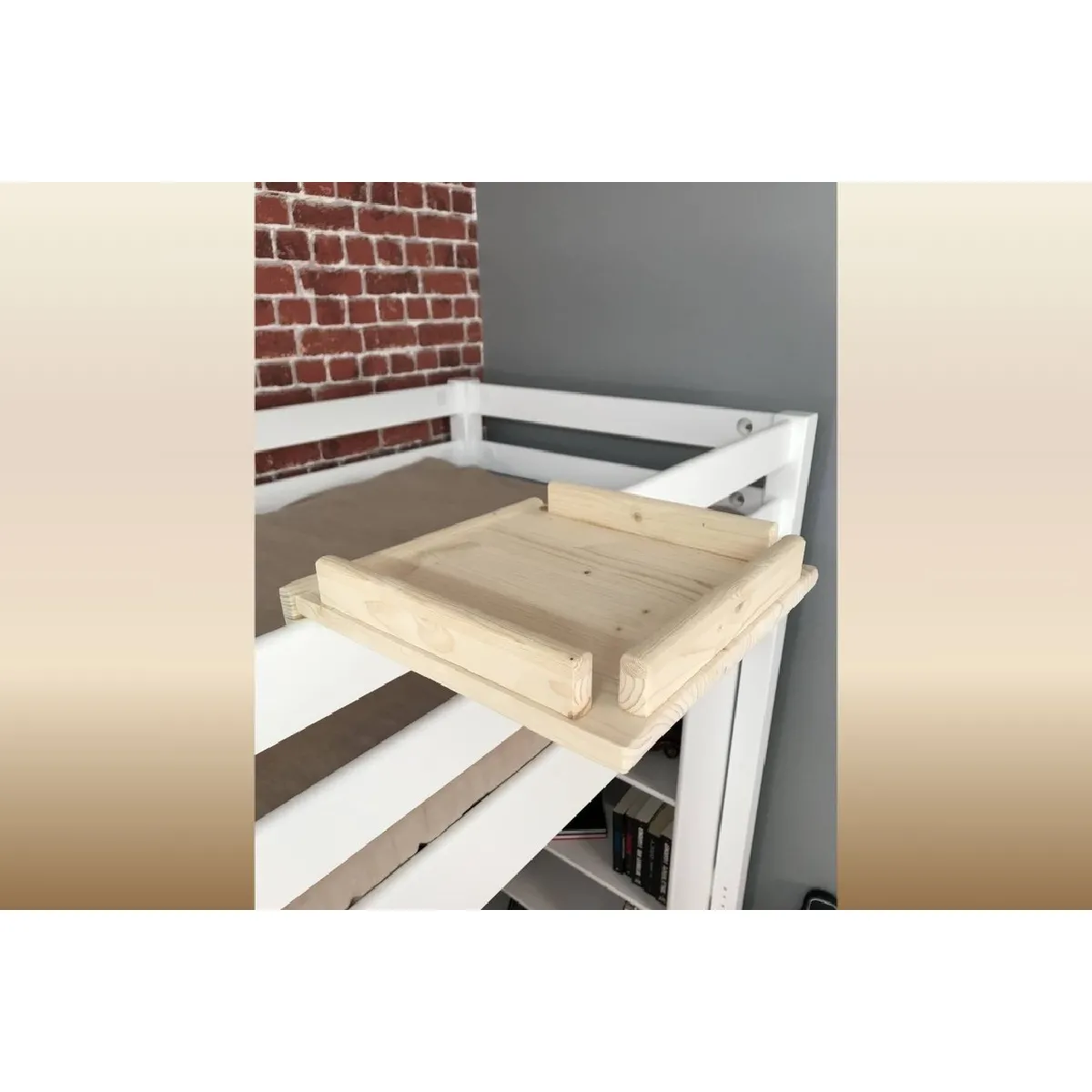 Decopin Tablette de Chevet Chatel - Sapin