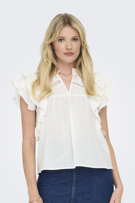 Only witte dames t-shirt