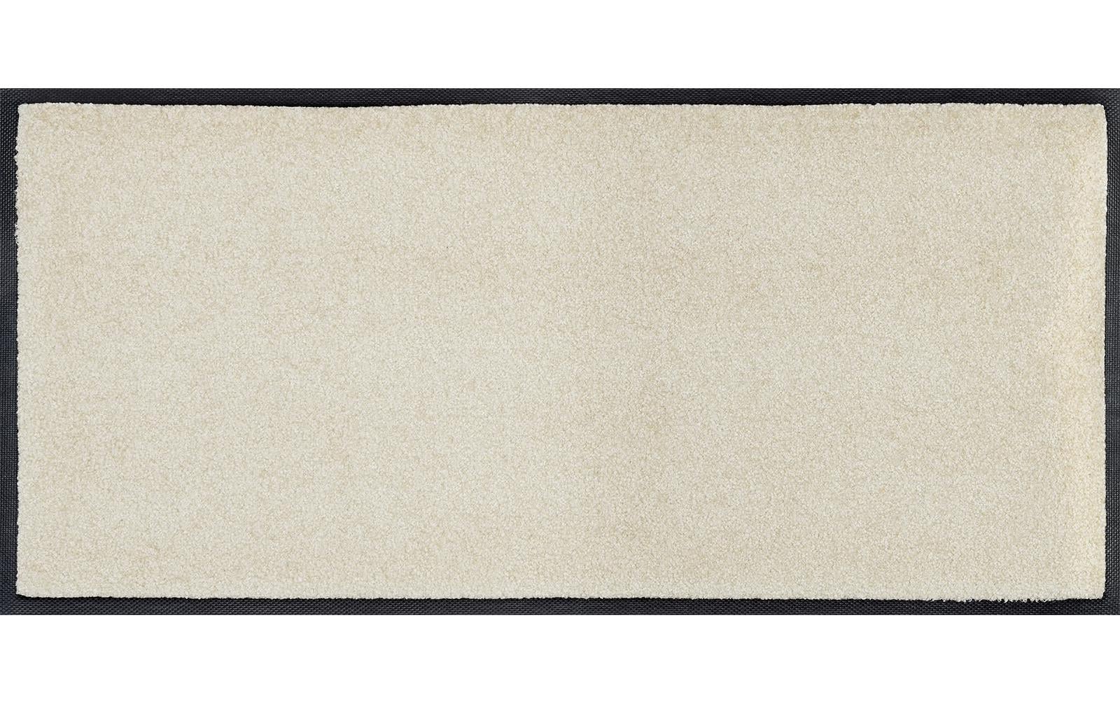 Fussmatte Schuhgrösse, 35 x 75 cm ChampagnerPflegeleichte und rutschfeste Schmutzfangmatte