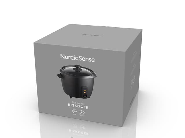 Nordic Sense Riskoger 1,5 liter Sort