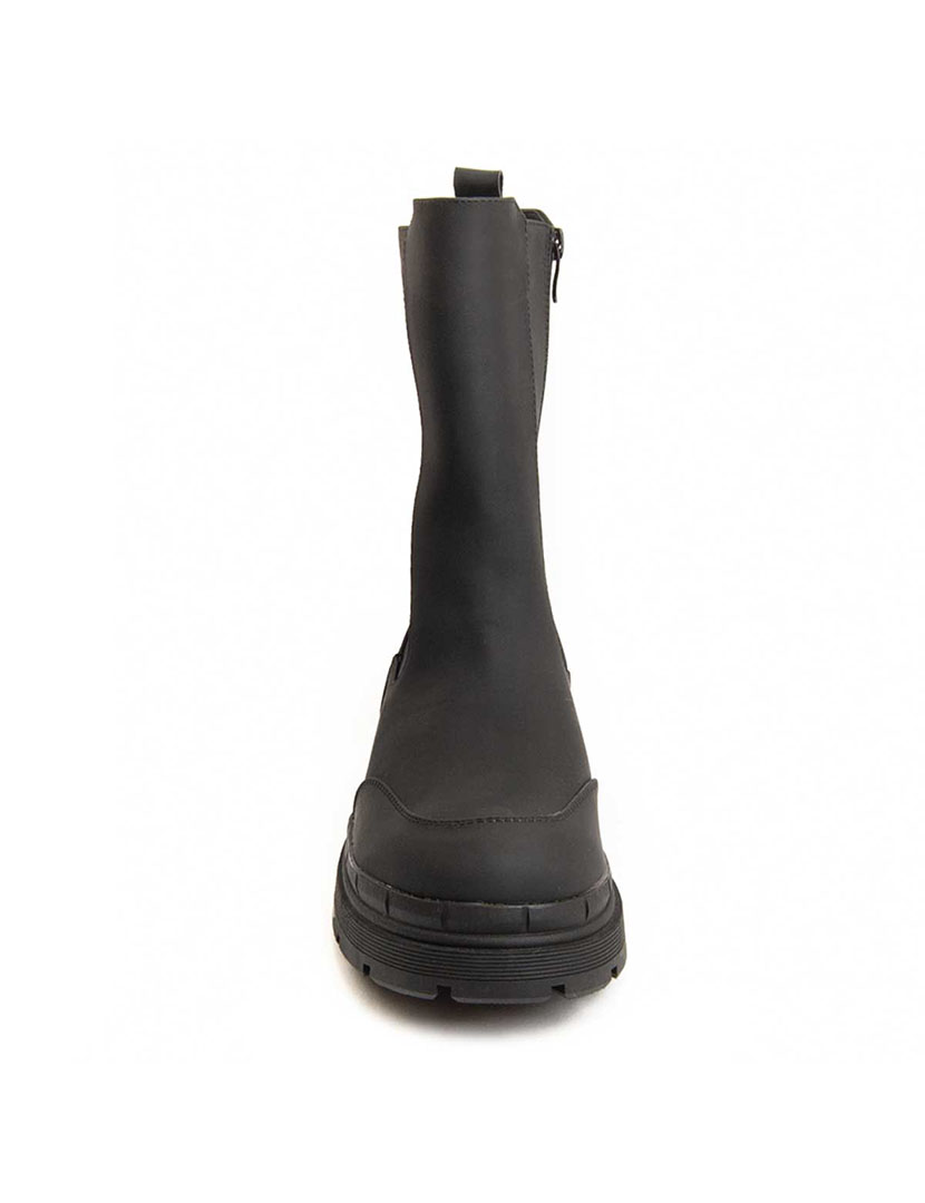 Black Platform Ankle Boots for Women