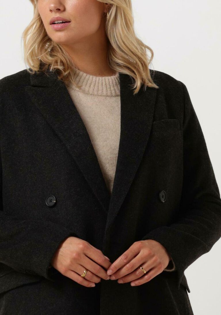 SECOND FEMALE donkergrijze second female blazer jaime blazer