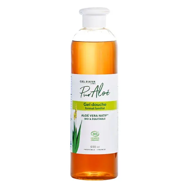 Gel de Banho de Aloe Vera Puro com 20% de Aloe Vera Orgânica, 500ml