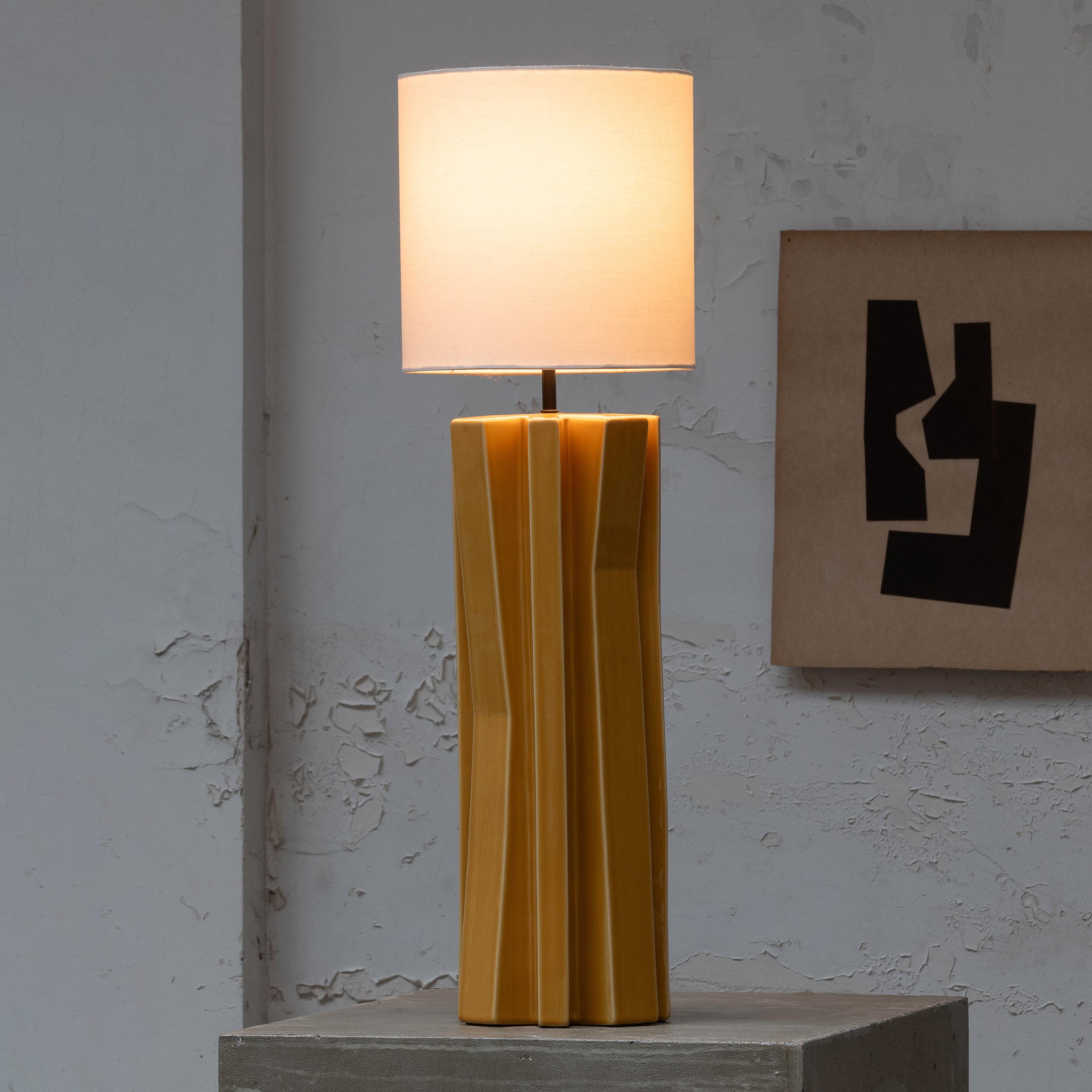 SERAX - Bob Verhelst - Yucca Tafellamp H 82 cm - Geel