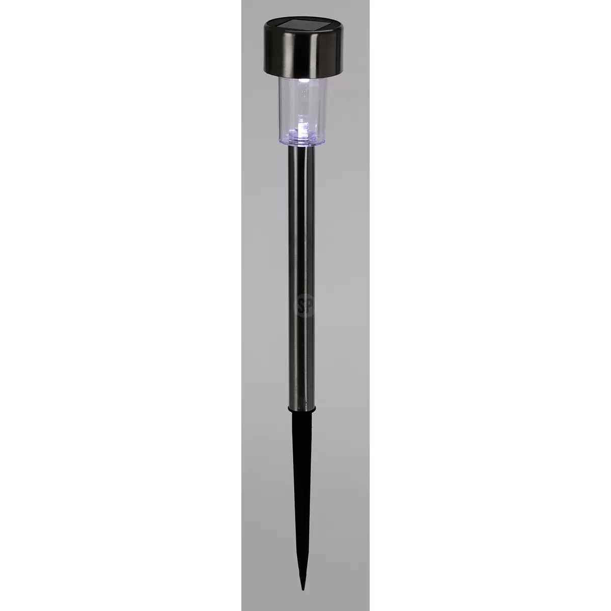 Solarlampen mit Erdspiess 7er Set Silber