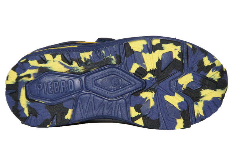Piedro 1517005450 wijdte 3.5 Blauw geel camouflage