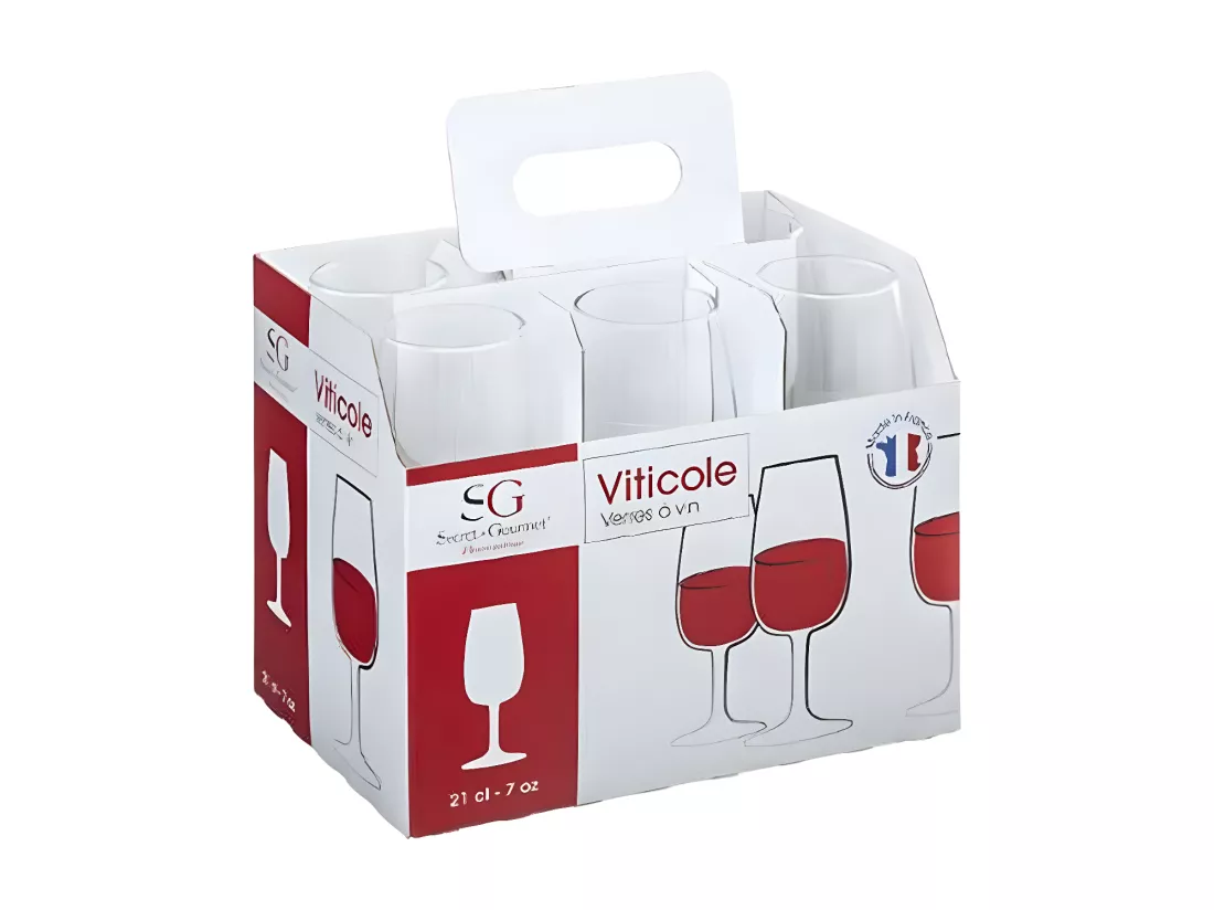 Lot de 6 Verres à Vin 