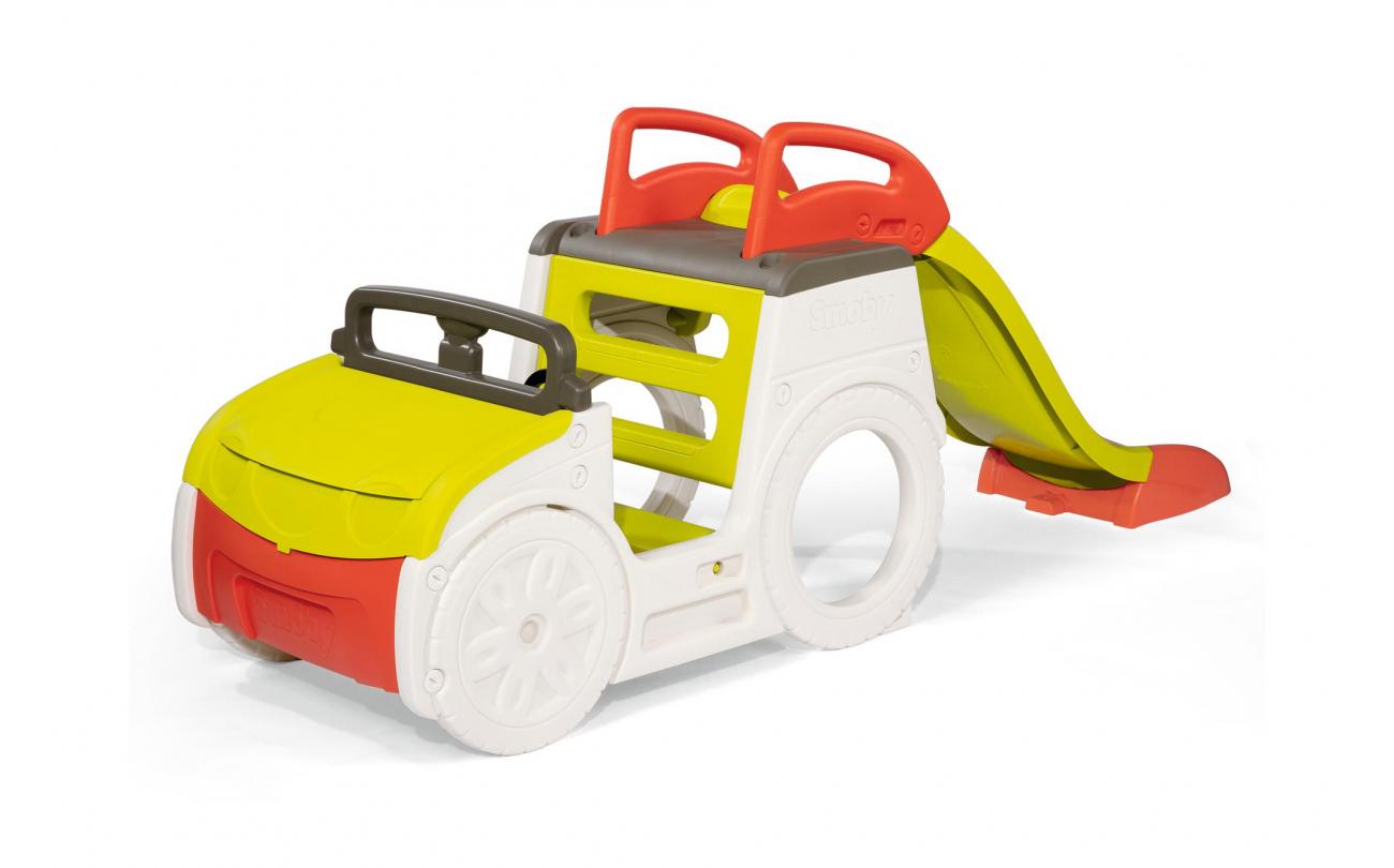 840205 Smoby Adventure Car avonturenauto met glijb