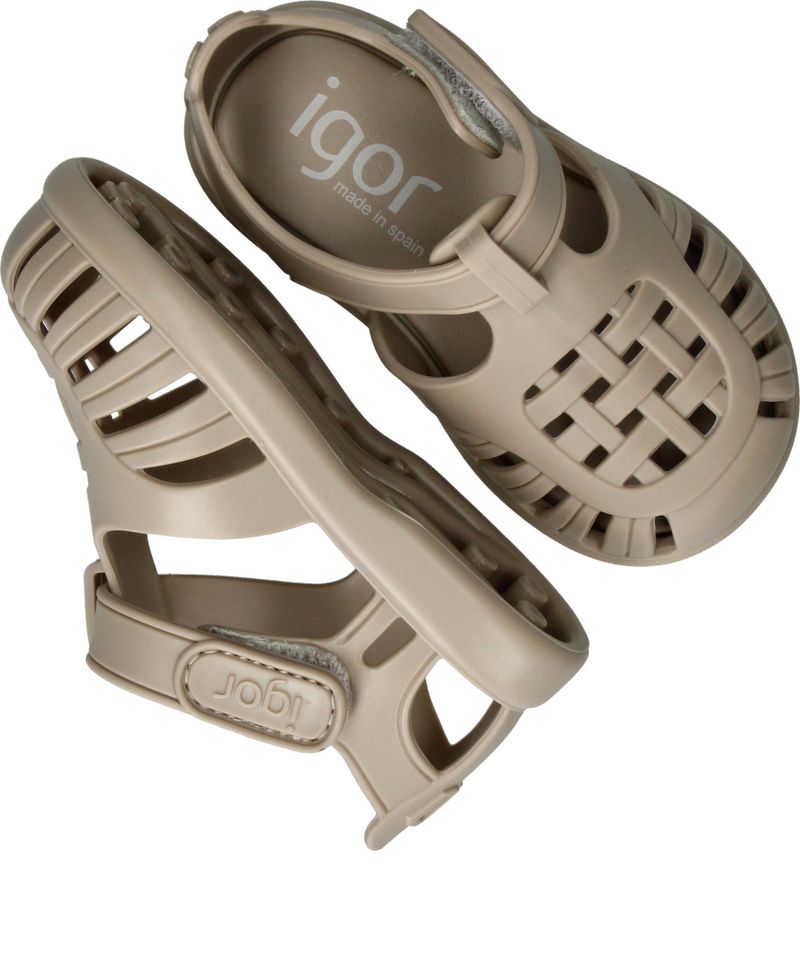 Igor Tobby Solid Sandalen Beige Meisjes Jongens
