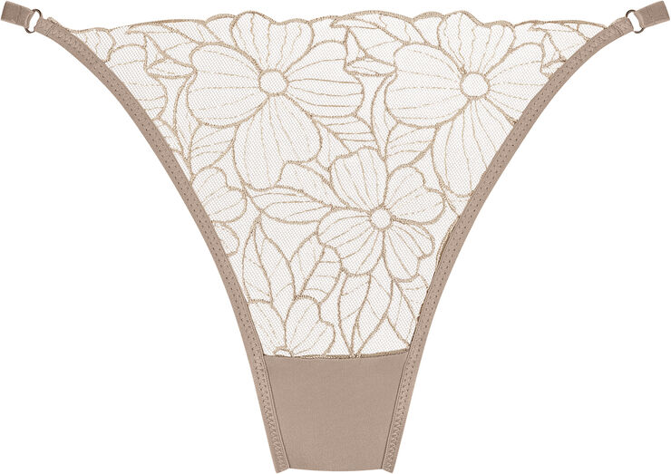 Hunkemöller ANYA HL STRING TR Warm taupe