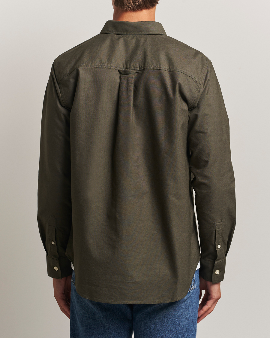 NN07 Colby Oxford Shirt Dark Army