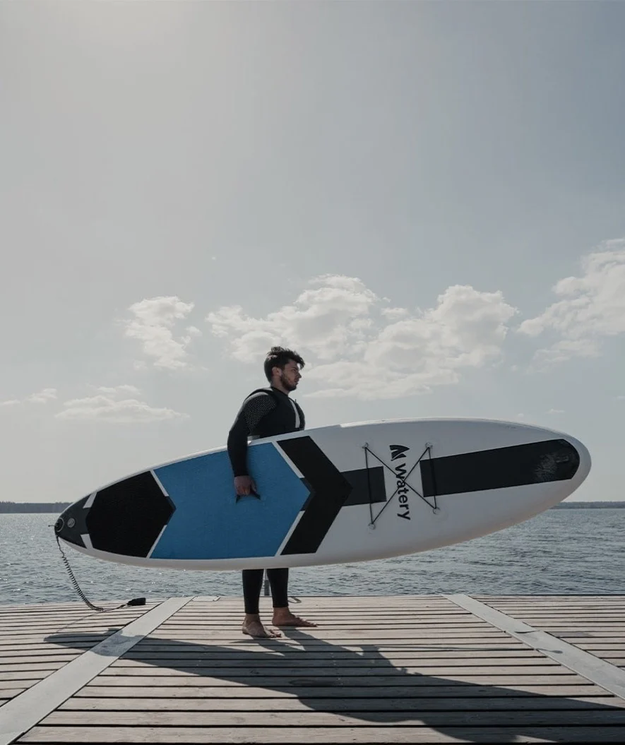 Pakketilbud: 4x Watery Global oppustelig SUP PaddleBoard 10'6