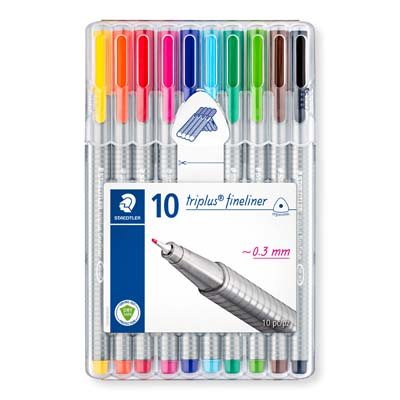 Staedtler Triplus Fineliner Set of 10