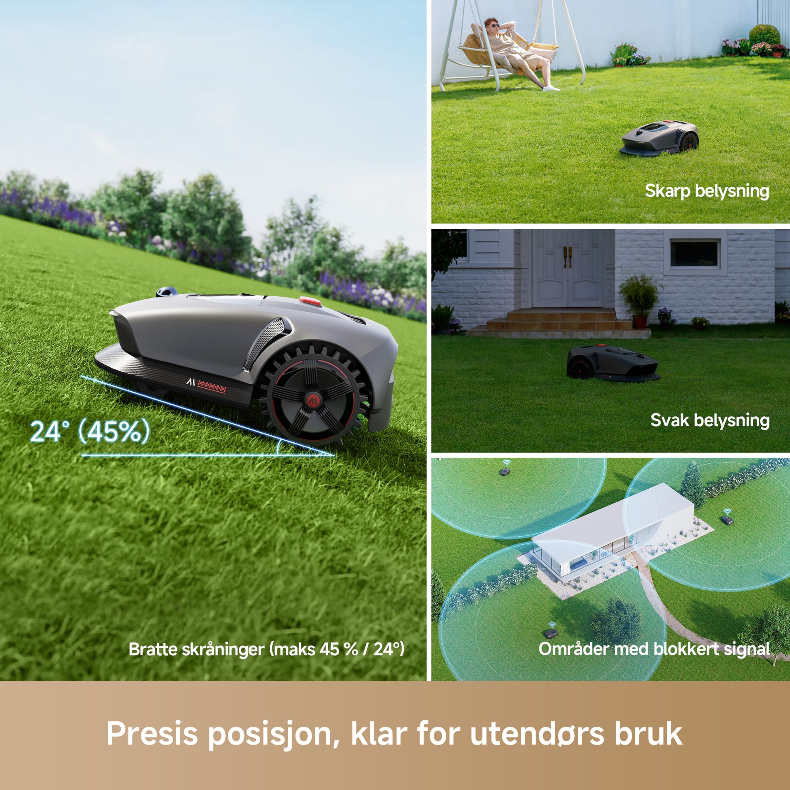 MOVA 1000 Robotgressklipper