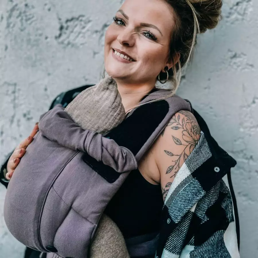 Hoppediz Babytrage Bondolino taupe